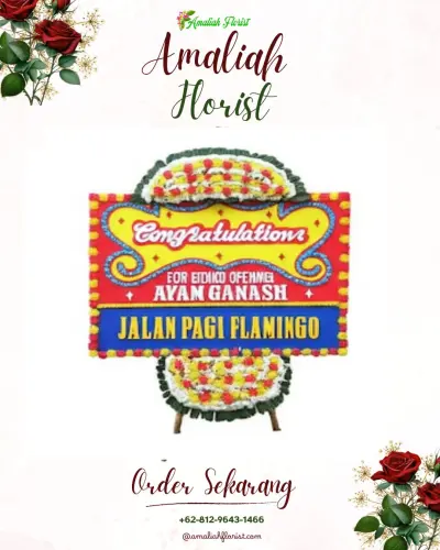 Bunga Papan Congratulation di Gembor